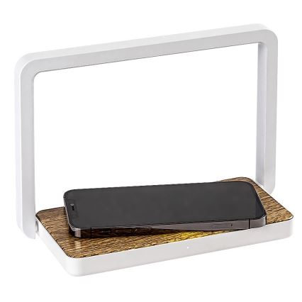 Rabalux - LED dimbar bordslampa med trådlös laddare LED/4W/5V 3000K