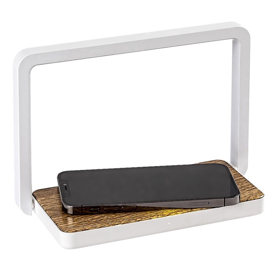 Rabalux - LED dimbar bordslampa med trådlös laddare LED/4W/5V 3000K