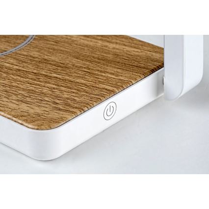 Rabalux - LED dimbar bordslampa med trådlös laddare LED/4W/5V 3000K