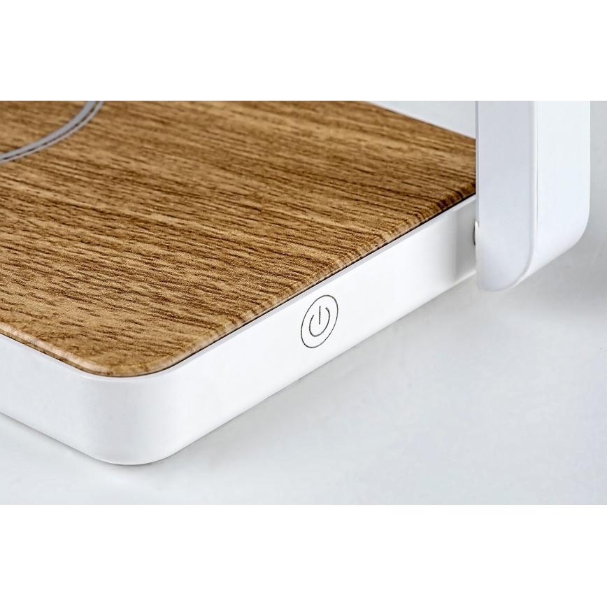 Rabalux - LED dimbar bordslampa med trådlös laddare LED/4W/5V 3000K