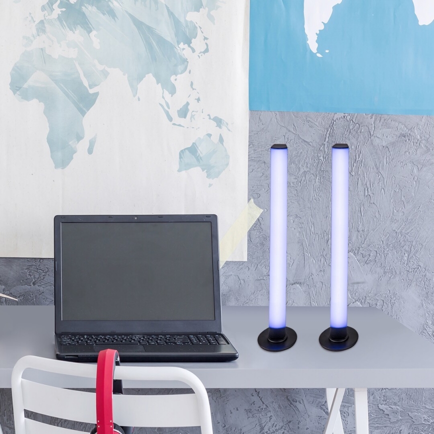 Rabalux - SET 2x LED RGB Dimbara bordslampor PACO LED/5W/5V + fjärrkontroll