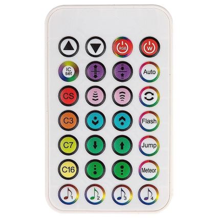 Rabalux - SET 2x LED RGB Dimbara bordslampor PACO LED/5W/5V + fjärrkontroll