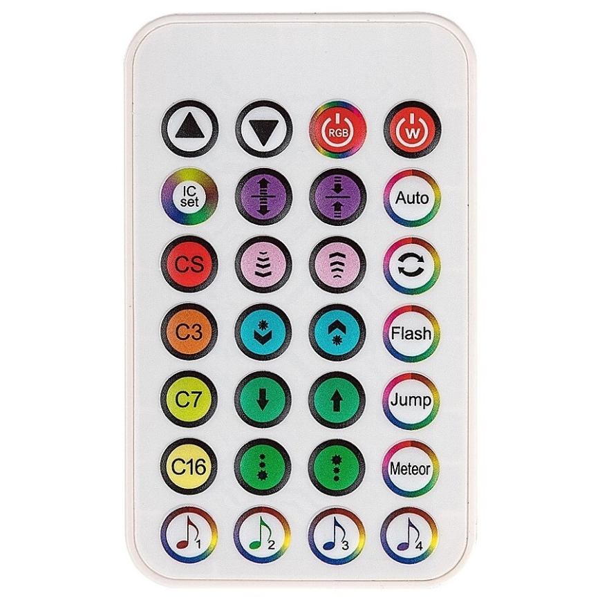 Rabalux - SET 2x LED RGB Dimbara bordslampor PACO LED/5W/5V + fjärrkontroll