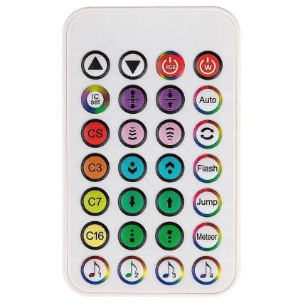 Rabalux - SET 2x LED RGB Dimbara bordslampor PACO LED/5W/5V + fjärrkontroll