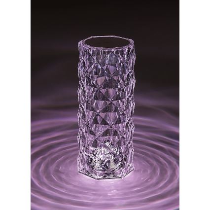 Rabalux 76015 - LED RGB Ljusreglerad bord rechargeable lampa SIGGY LED/1,5W/3,7V 800 mAh