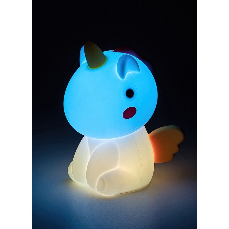 Rabalux - LED RGB Ljusreglerad beröring rechargeable children's liten lampa LED/0,45W/5V