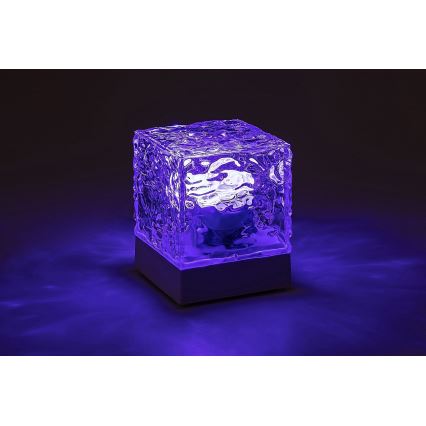 Rabalux - LED RGB Ljusreglerad uppladdningsbar bordslampa LED/1W/5V/3xAA + fjärrkontroll