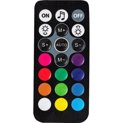 Rabalux - LED RGB Dimbart skrivbordslampa LED/1W/5V/3xAA + fjärrkontroll