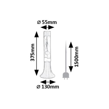 Rabalux - LED Lavalampa LED/25W/230V