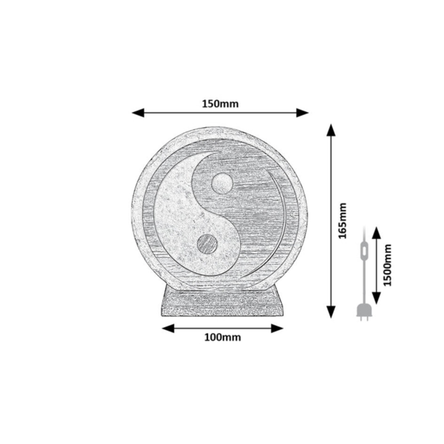 Rabalux - Saltlampa 1xE14/15W/230V