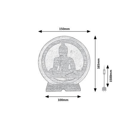 Rabalux - Saltlampa 1xE14/15W/230V
