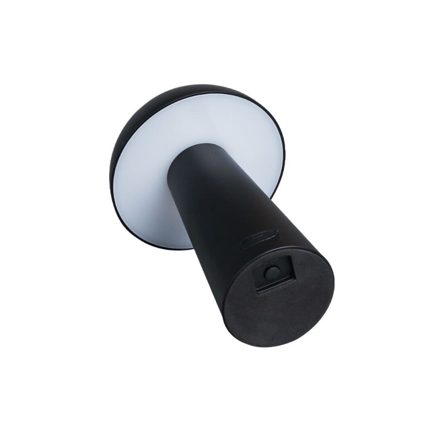 Rabalux - LED dimbar beröringsstyrd uppladdningsbar utomhuslampa LED/1,5W/5V IP44 1200 mAh USB svart