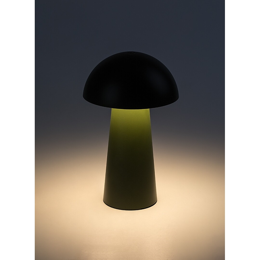 Rabalux - Dimbar touchstyrd uppladdningsbar utomhuslampa LED/1,5W/5V IP44 1200 mAh USB grön