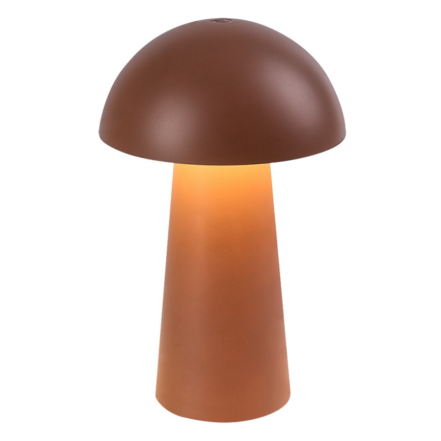 Rabalux - Dimmbar beröringsstyrd uppladdningsbar utomhuslampa LED/1,5W/5V IP44 1200 mAh USB brun