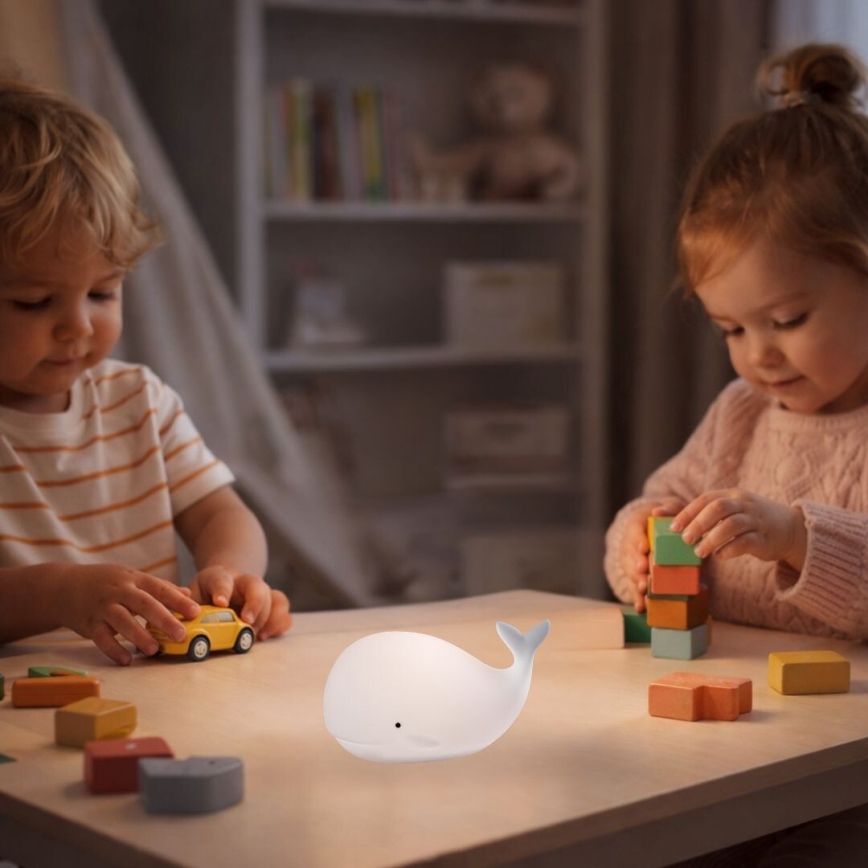 Rabalux - LED RGB tryckkänslig nattlampa LED/0,05W/1xCR2032 val