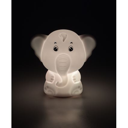 Rabalux - LED RGB beröringsstyrd nattlampa LED/0,05W/1xCR2032 elefant