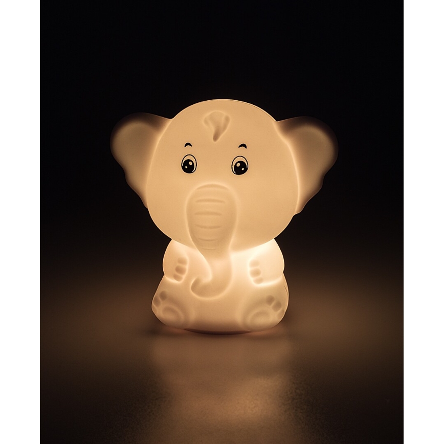 Rabalux - LED RGB beröringsstyrd nattlampa LED/0,05W/1xCR2032 elefant