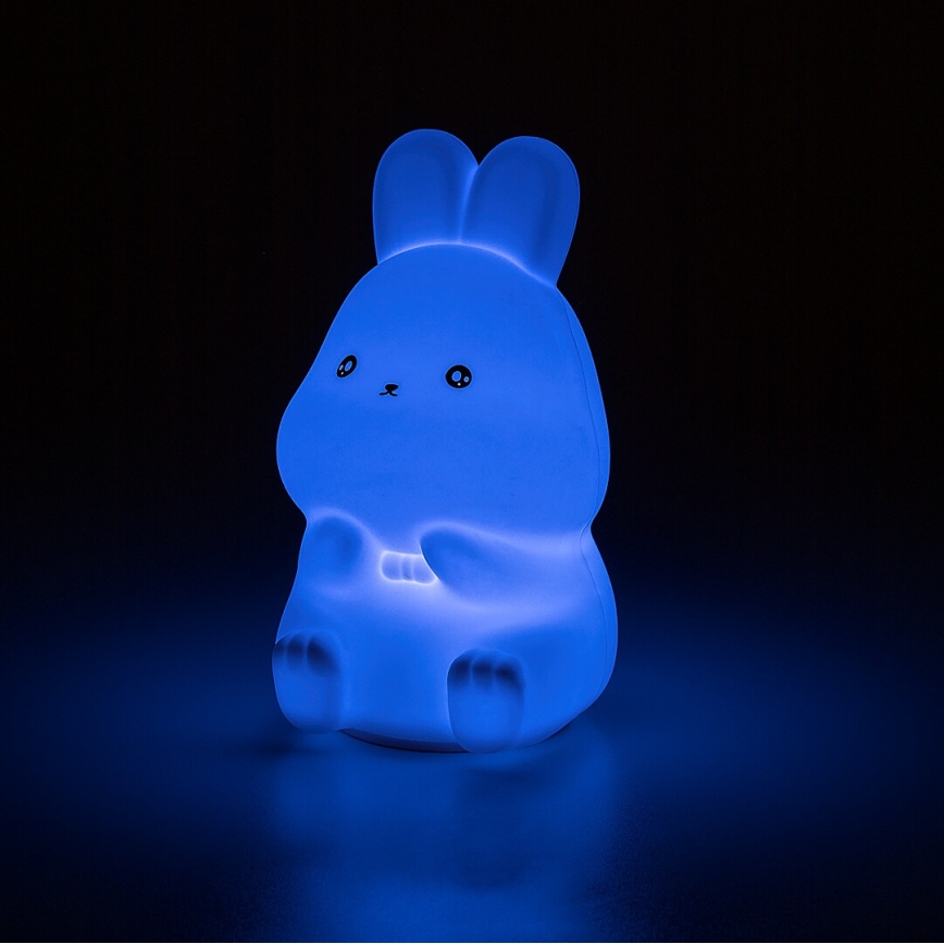 Rabalux - LED RGB beröringsstyrd nattlampa LED/0,05W/1xCR2032 kanin