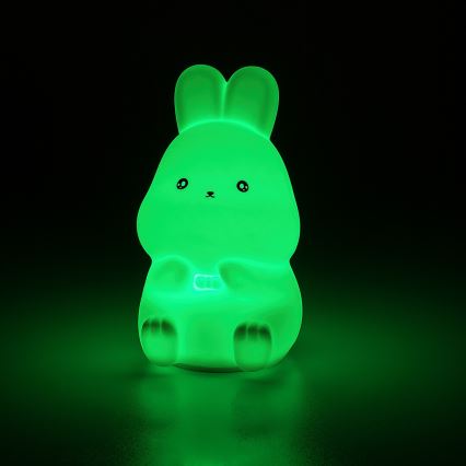 Rabalux - LED RGB beröringsstyrd nattlampa LED/0,05W/1xCR2032 kanin