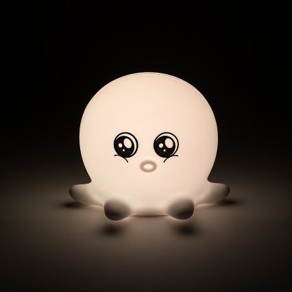 Rabalux - RGB-LED beröringsstyrd nattlampa LED/0,05W/1xCR2032 bläckfisk