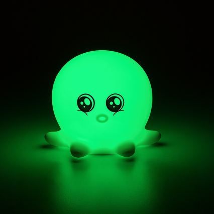 Rabalux - RGB-LED beröringsstyrd nattlampa LED/0,05W/1xCR2032 bläckfisk