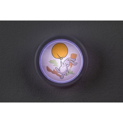 Rabalux - LED Barnnattlampa LED/0,3W/2xAA 6000K