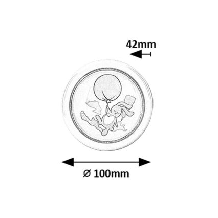 Rabalux - LED Barnnattlampa LED/0,3W/2xAA 6000K