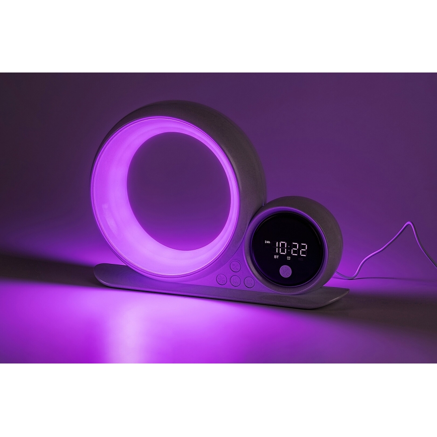 Rabalux - LED RGB Bordslampa med en högtalare LED/5W/230V