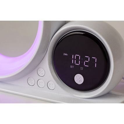 Rabalux - LED RGB Bordslampa med en högtalare LED/5W/230V