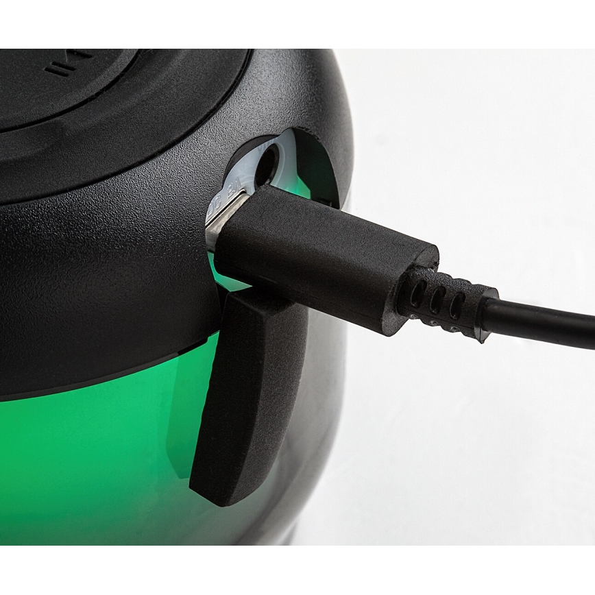 Rabalux - RGB Bordslampa med högtalare RGB/3W/3,7V 500mAh