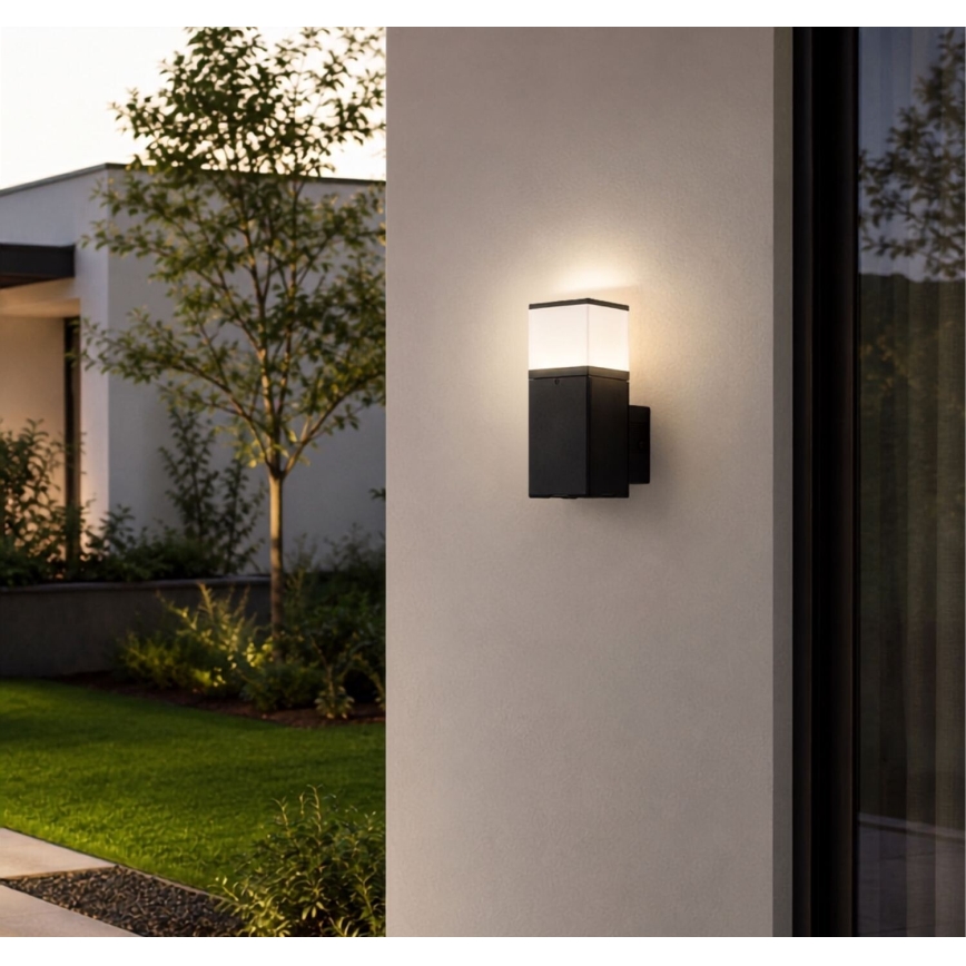Rabalux - LED utomhusvägglampa med uttag LED/10W/230V IP44
