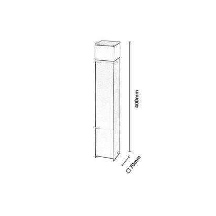 Rabalux - LED utomhuslampa med 2 uttag LED/10W/230V IP44