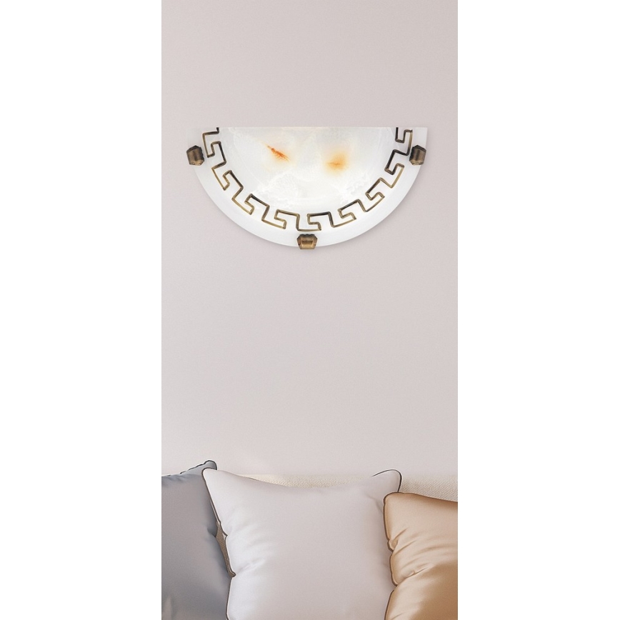 Rabalux 7647 - Väggbelysning ETRUSCO 1xE27/60W/230V