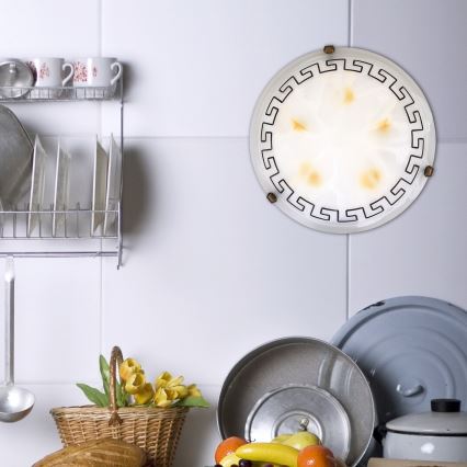 Rabalux 7649 - Takbelysning ETRUSCO 2xE27/60W/230V