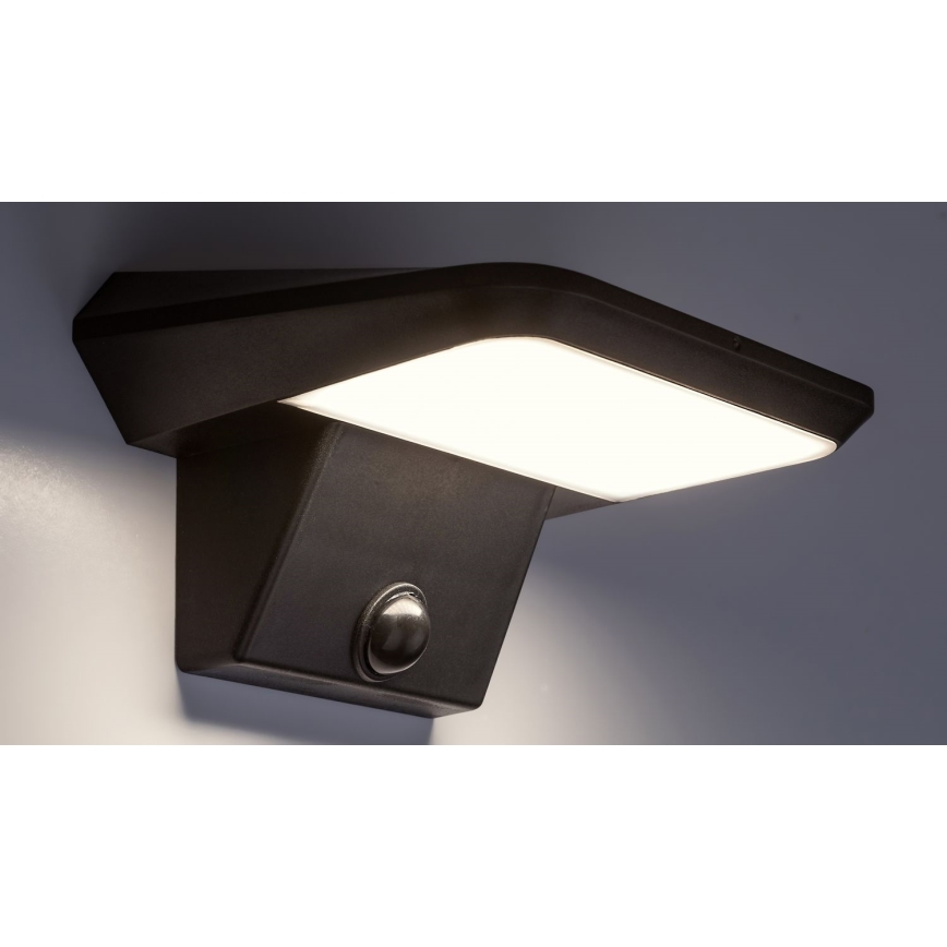 Rabalux - LED solcellslampa med sensor LED/10W/3,7V IP44 1200 mAh