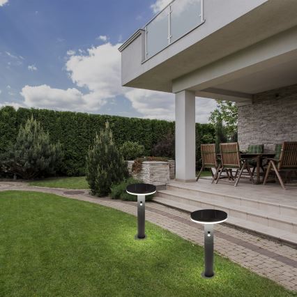 Rabalux - LED solcellslampa med sensor LED/10W/3,7V IP44 2500 mAh