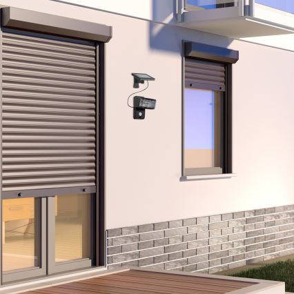 Rabalux - LED solcellslampa med sensor LED/2,4W/3,7V IP44 1200 mAh