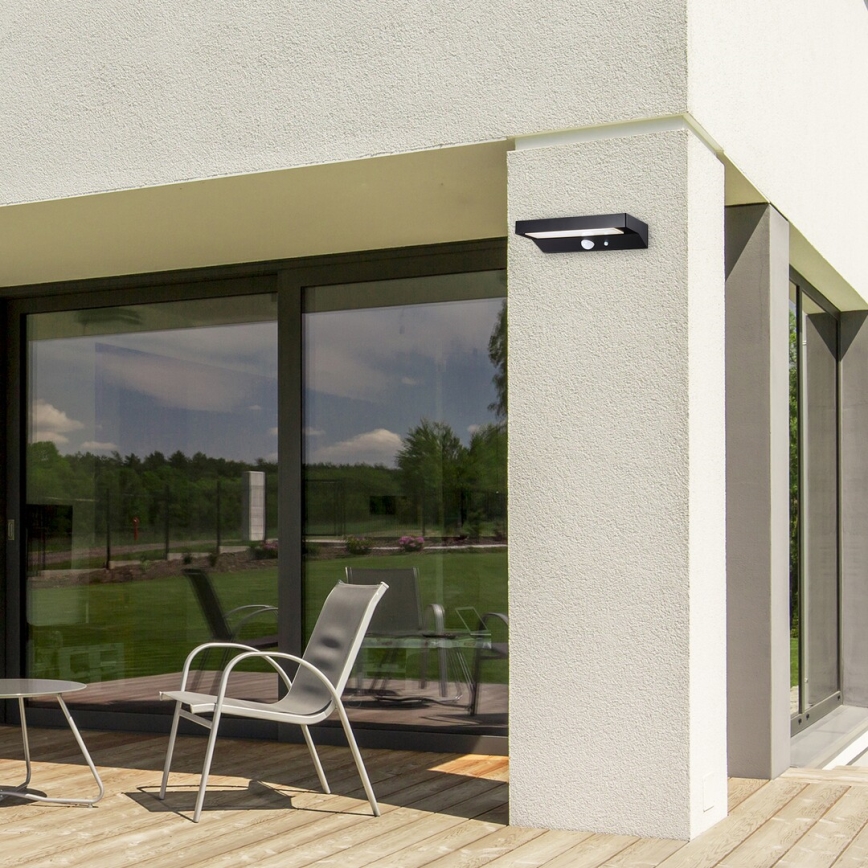 Rabalux - LED solcellslampa med sensor LED/6W/3,7V IP44 2200 mAh