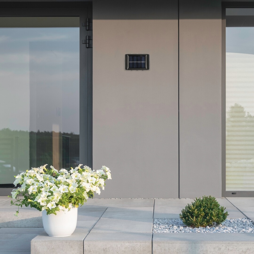 Rabalux 77024 - LED Solcellsvägglampa LED/1,2W/1,2V IP44 600 mAh