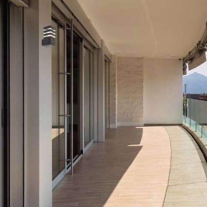 Rabalux - Utomhus vägglampa med sensor 1xE27/12W/230V IP44