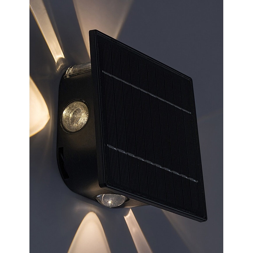 Rabalux - LED dimbar solcellsvägglampa LED/0,5W/3,7V 3000K/6000K IP54 1300 mAh