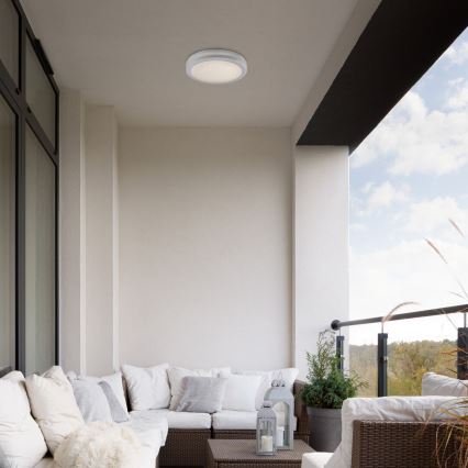 Rabalux - LED badrumstaklampa LED/28W/230V 3000/4000/6500K IP54 vit Ø 30 cm