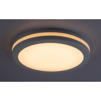 Rabalux - LED badrumstaklampa LED/28W/230V 3000/4000/6500K IP54 vit Ø 30 cm