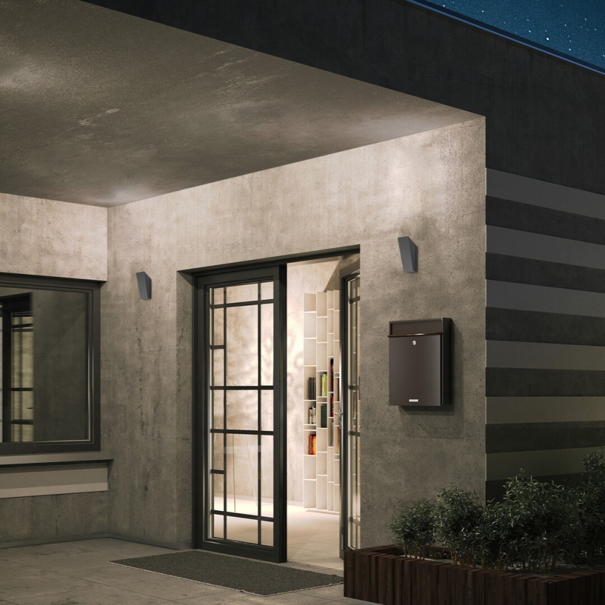 Rabalux - LED vägglampa för utomhusbruk LED/3W/230V IP65 antracit