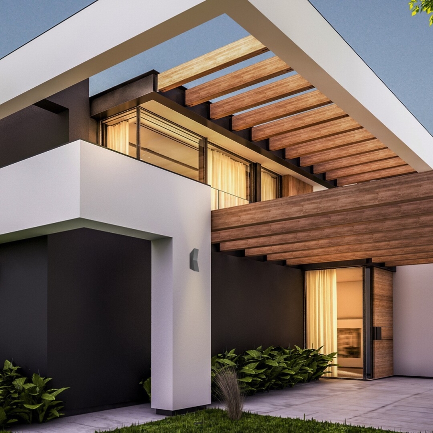 Rabalux - LED vägglampa för utomhusbruk LED/6W/230V IP65 antracit