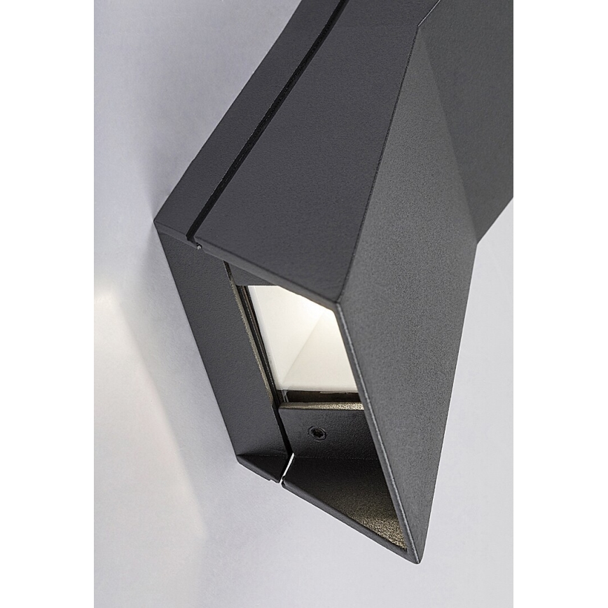Rabalux - LED vägglampa för utomhusbruk LED/6W/230V IP65 antracit
