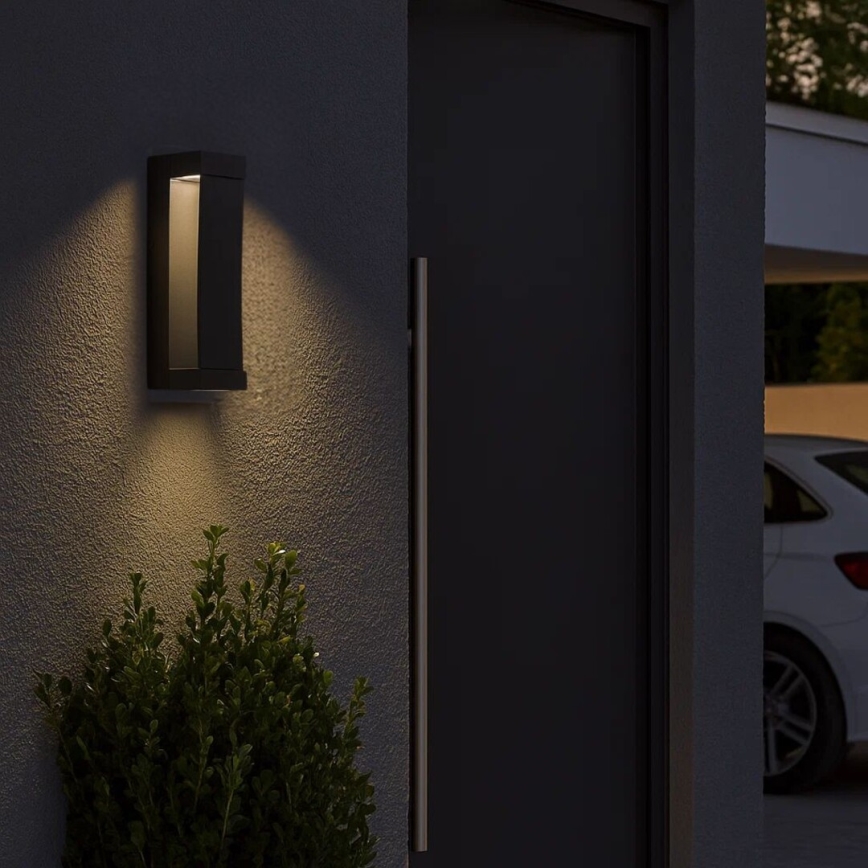 Rabalux - LED utomhusväggarmatur LED/13W/230V IP65 antracit