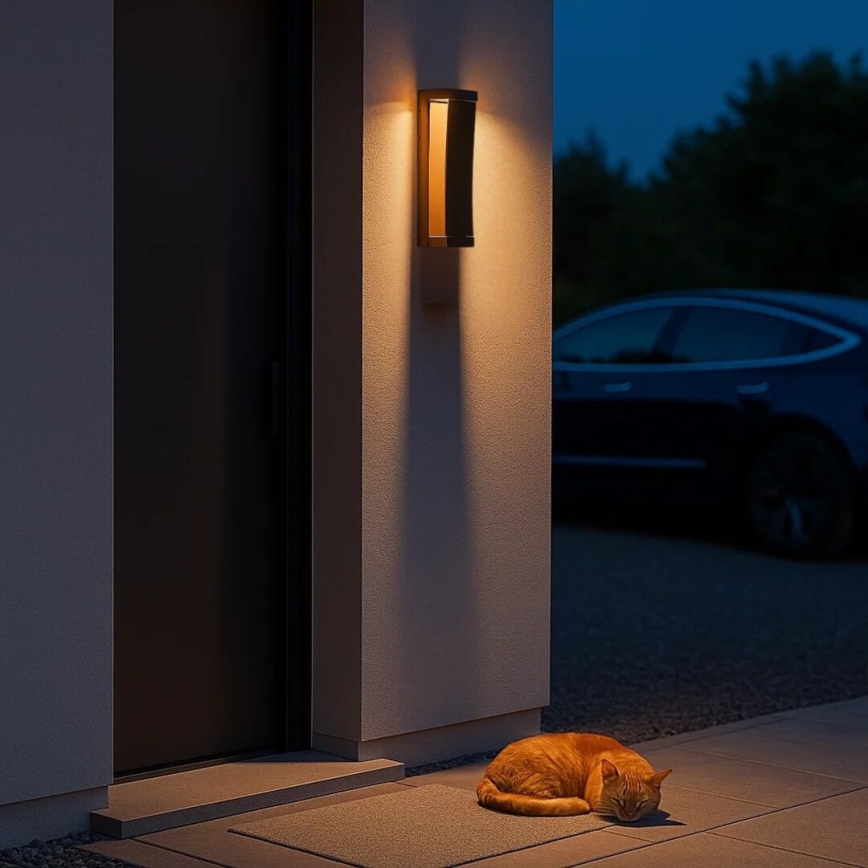 Rabalux - LED utomhusvägglampa LED/13W/230V IP65 brun