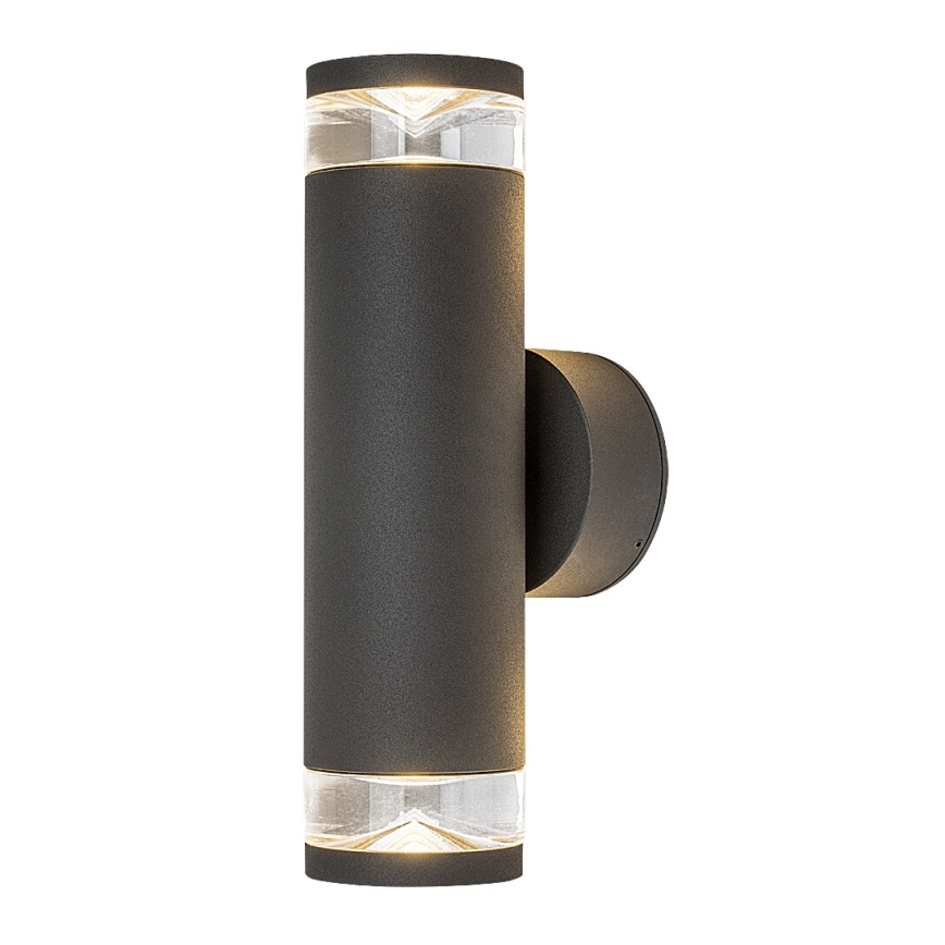 Rabalux - Utomhusvägglampa 2xGU10/10W/230V IP54 antracitgrå