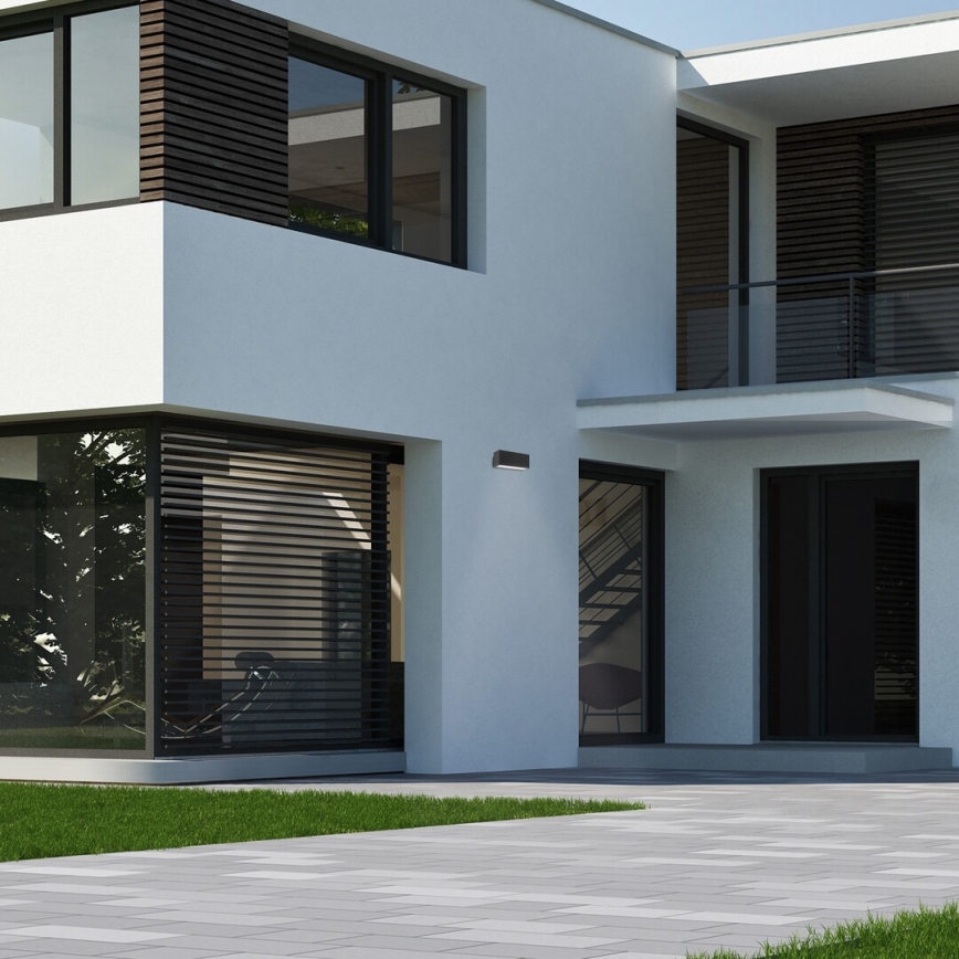 Rabalux - LED vägglampa för utomhusbruk LED/10W/230V IP54 svart